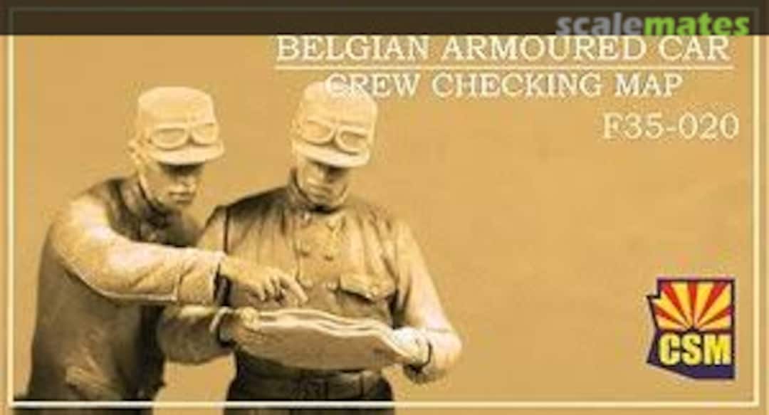 Boxart Armoured car crew checking map F35-020 Copper State Models
