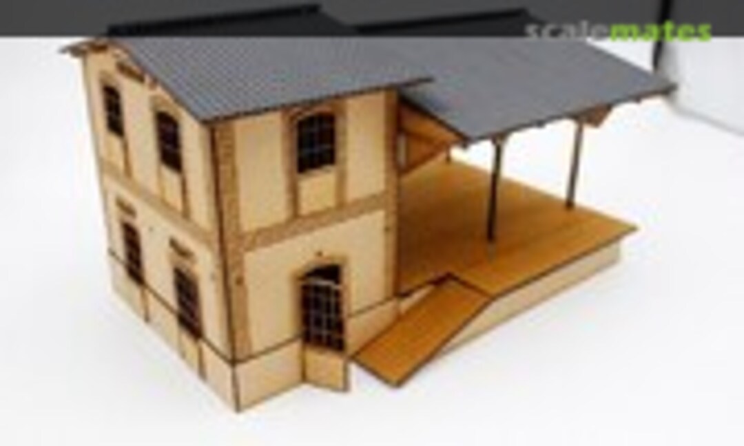 1:35 Bahnhofs Material Umschlagsplatz (Modellbau Lasercut 35086) 35086