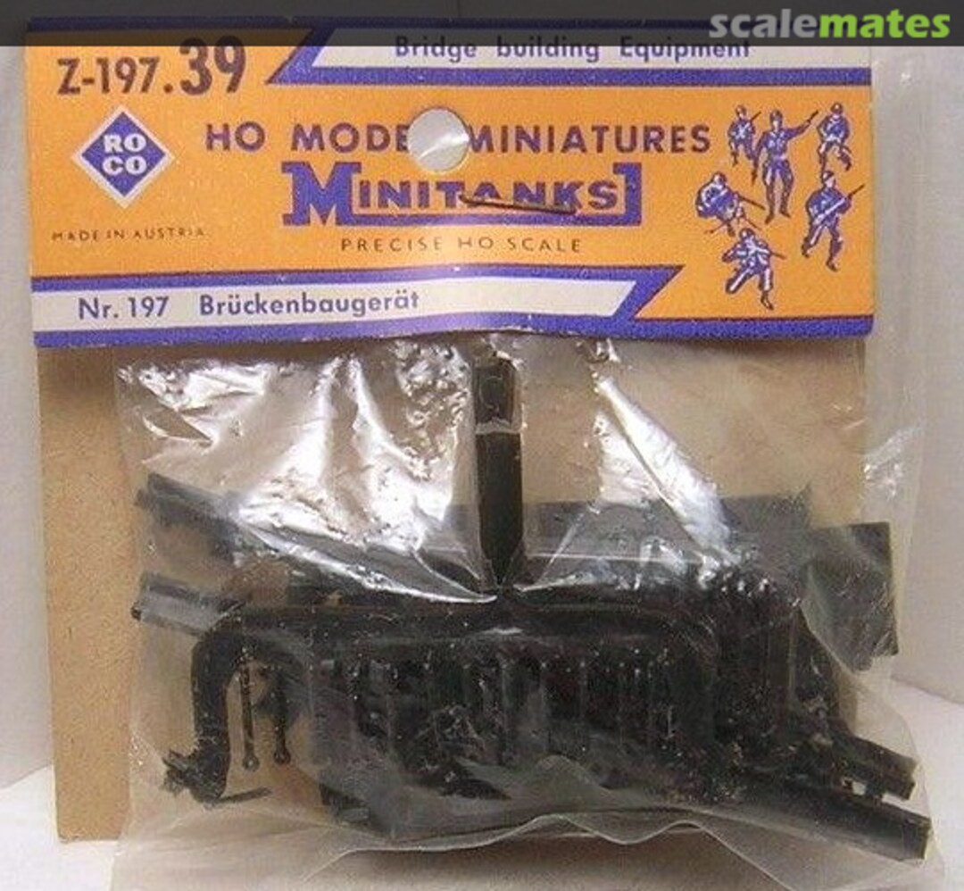 Boxart Bridge Building Equipment Z-197 Roco Minitanks Boxart Bridge Building Equipment Z-197 Roco Minitanks