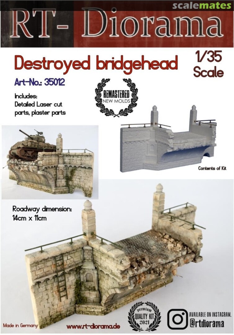 Boxart Destroyed Bridgehead 35012 RT-Diorama Boxart Destroyed Bridgehead 35012 RT-Diorama