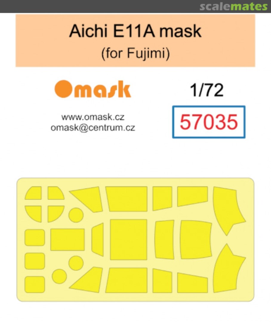 Boxart Aichi E11A mask 57035 Omask Boxart Aichi E11A mask 57035 Omask