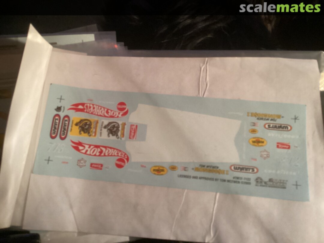 Boxart Mongoose Hot Wheels Front Engine Dragster 7122 Slixx Decals Boxart Mongoose Hot Wheels Front Engine Dragster 7122 Slixx Decals