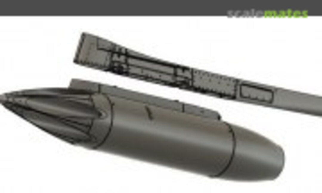 1:48 Saab 37 Viggen M/70 rocket pod for V7 Pylon (Wolf 3D Resin Parts WOL480920) WOL480920