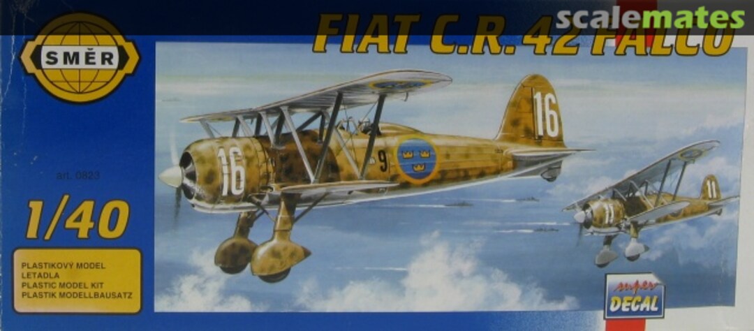 Boxart Fiat C.R. 42 Falco 0823 Směr Boxart Fiat C.R. 42 Falco 0823 Směr
