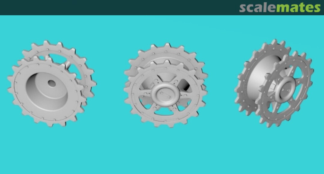 Boxart PzV Panther - initial drive sprocket - type 1 25170130 EMP3d Boxart PzV Panther - initial drive sprocket - type 1 25170130 EMP3d