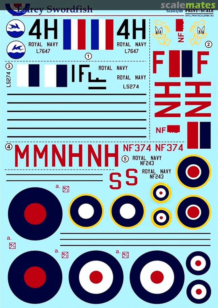 Boxart Fairey Swordfish 48-051 Print Scale Boxart Fairey Swordfish 48-051 Print Scale