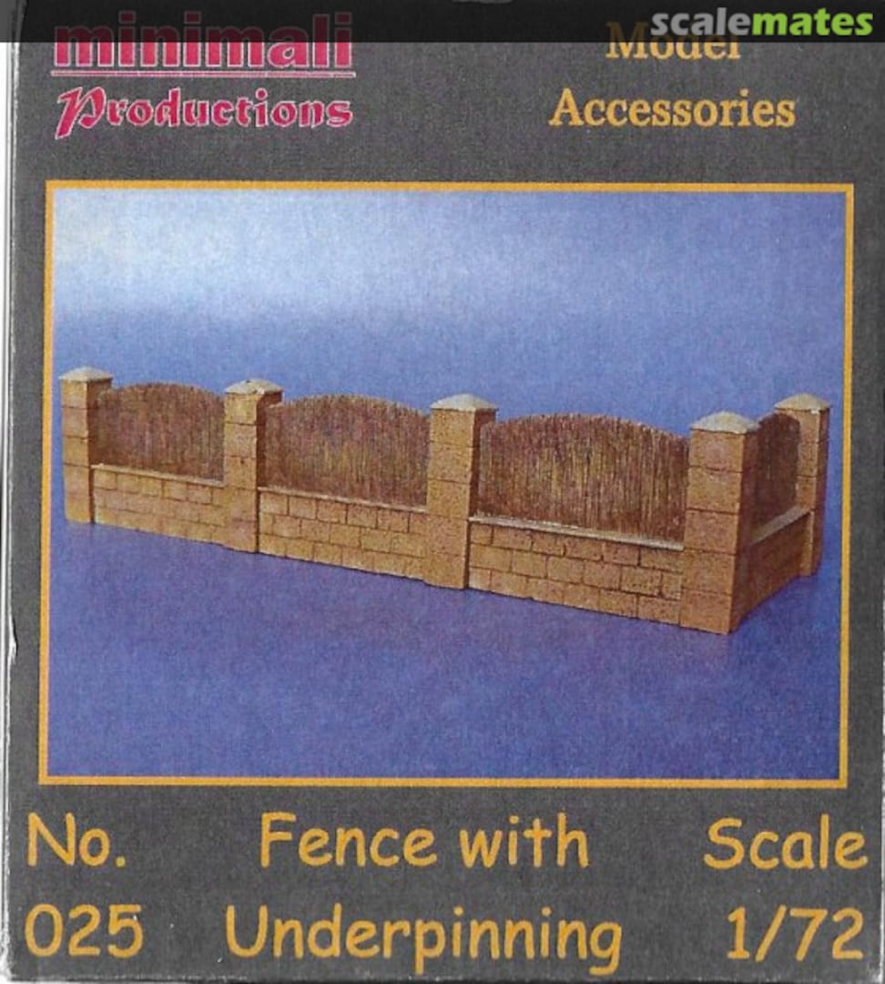 Boxart Fence with Underpinning 025 Minimali Productions Boxart Fence with Underpinning 025 Minimali Productions