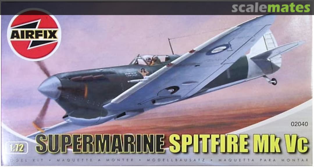 Boxart Supermarine Spitfire Mk Vc A02040 Airfix Boxart Supermarine Spitfire Mk Vc A02040 Airfix