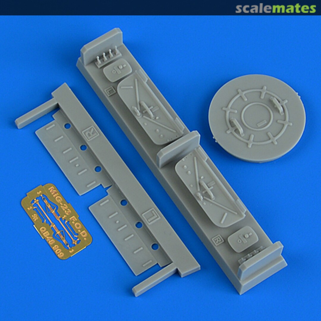 Boxart MiG-23 Flogger - FOD Covers QB 48 909 Quickboost Boxart MiG-23 Flogger - FOD Covers QB 48 909 Quickboost