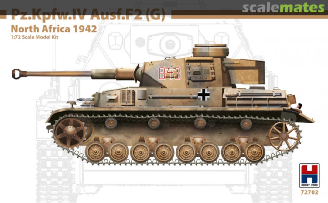 Boxart Pz.Kpfw.IV Ausf.F2(G) 72702 Hobby 2000 Boxart Pz.Kpfw.IV Ausf.F2(G) 72702 Hobby 2000