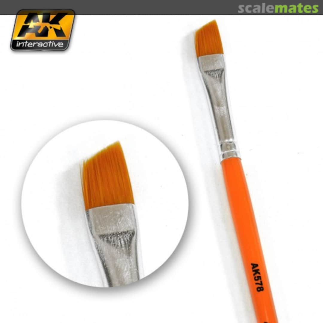 Boxart Diagonal Weathering Brush AK578 AK Interactive Boxart Diagonal Weathering Brush AK578 AK Interactive