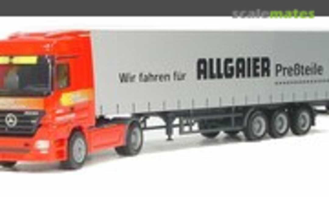 Mercedes-Benz Actros LH Gardinenplanen-Sattelzug &quot;Allgaier/Walz&quot; (Herpa 265003)