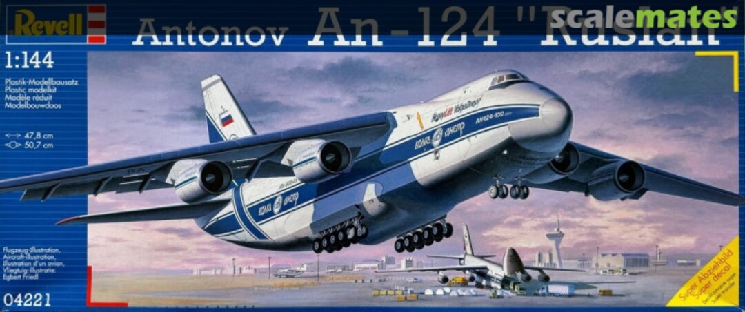Boxart Antonov An-124 "Ruslan" 04221 Revell Boxart Antonov An-124 "Ruslan" 04221 Revell