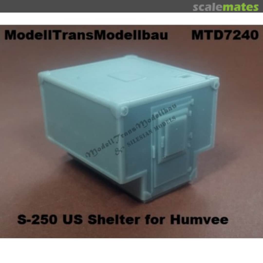 Boxart S-250 US Shelter for Humvee MTD7240 Modell Trans Modellbau Boxart S-250 US Shelter for Humvee MTD7240 Modell Trans Modellbau