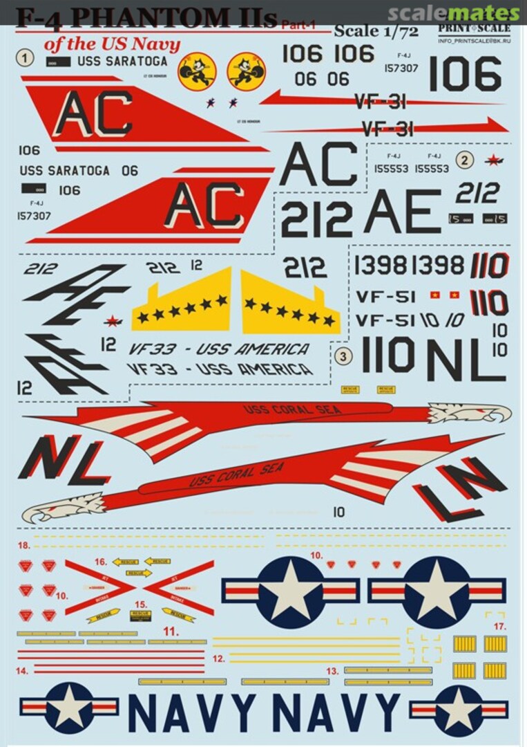 Boxart F-4 Phantom IIs of the US Navy 72-265 Print Scale Boxart F-4 Phantom IIs of the US Navy 72-265 Print Scale