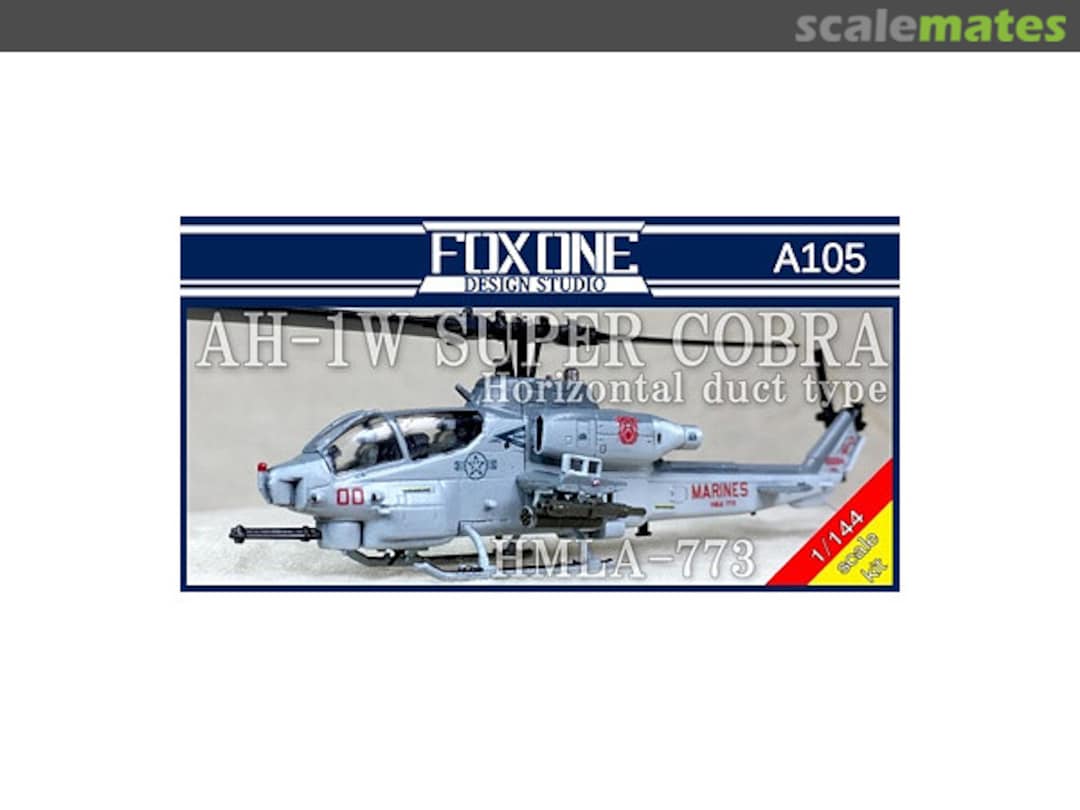 Boxart AH-1W Super Cobra HMLA-773 A105 FoxOne Design Studio Boxart AH-1W Super Cobra HMLA-773 A105 FoxOne Design Studio