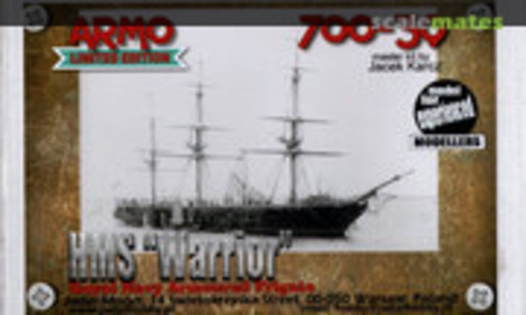 1:700 HMS Warrior (1860) (Armo 700-39) 700-39
