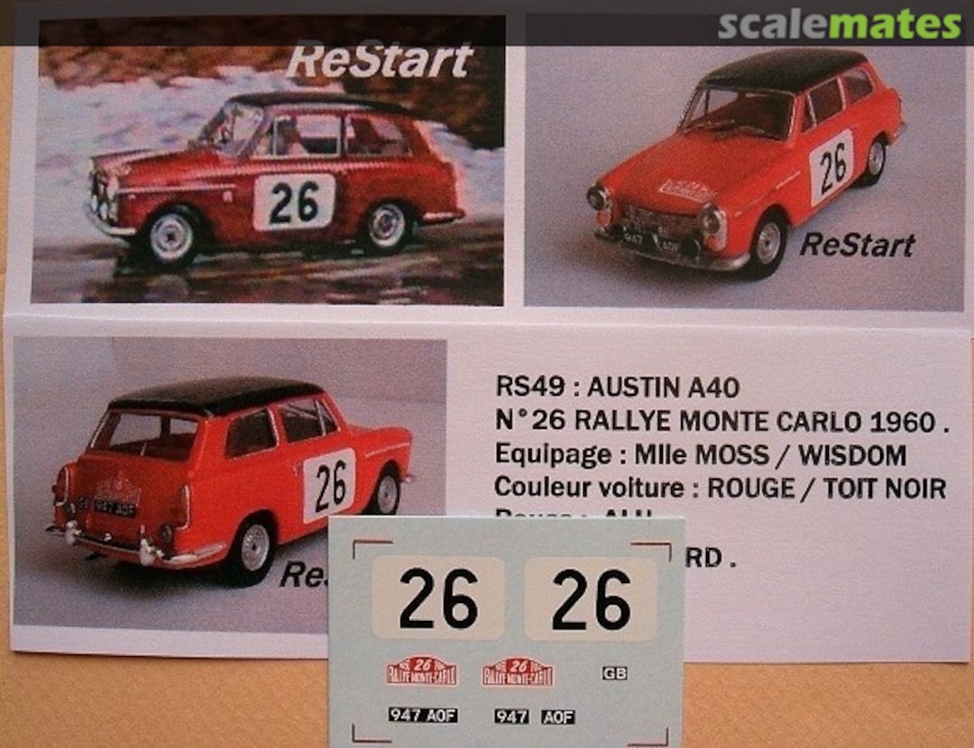 Boxart Austin A40 (947 AOF) RS49 ReStart
