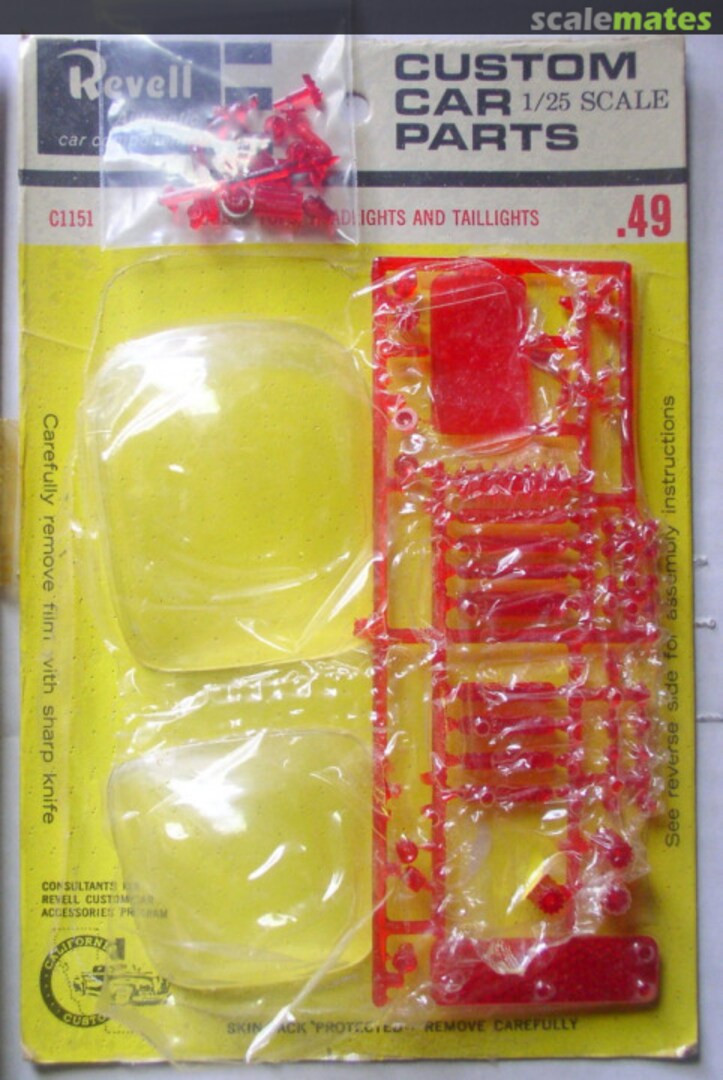 Boxart Headlights and Taillights C1151 Revell Boxart Headlights and Taillights C1151 Revell