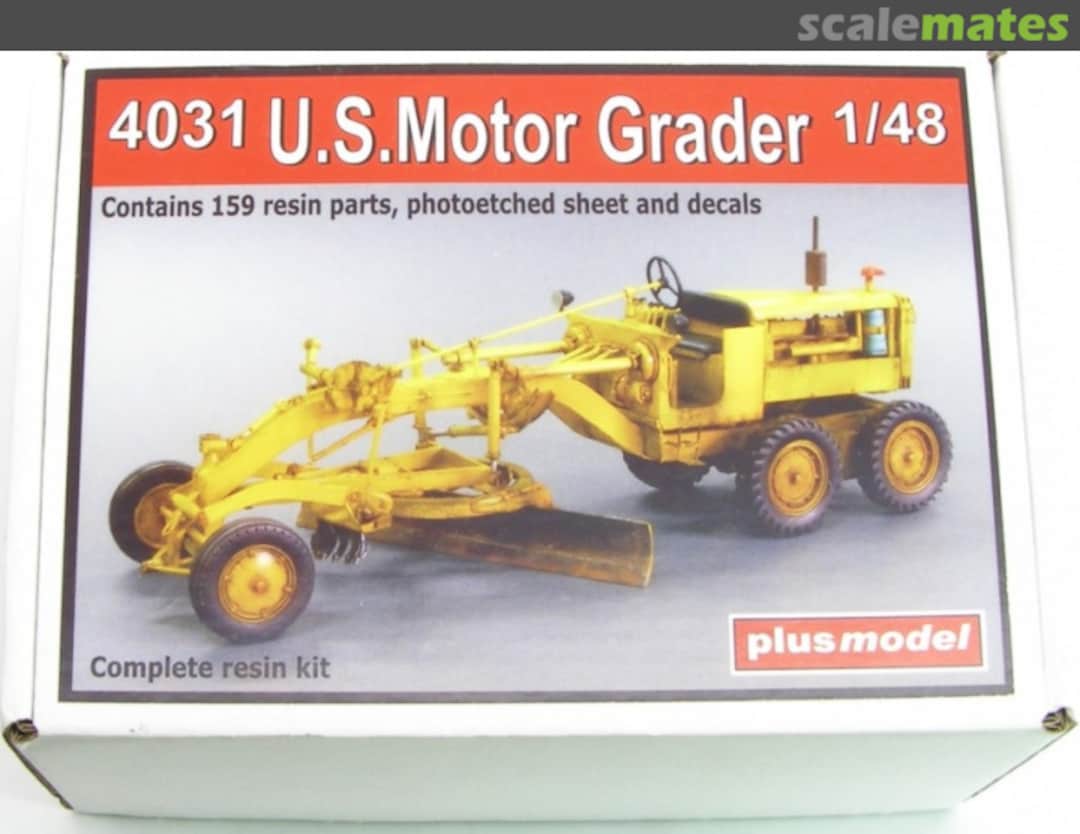 Boxart U.S. Motor Grader 4031 PlusModel Boxart U.S. Motor Grader 4031 PlusModel