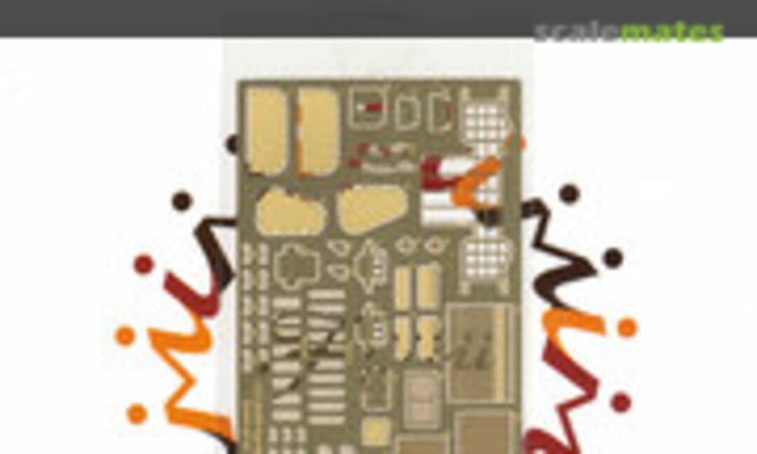 1:72 JGSDF Type 99 155mm Self-propelled Howitzer Photo Etched Detail-up Parts (Fujimi 72320) 72320