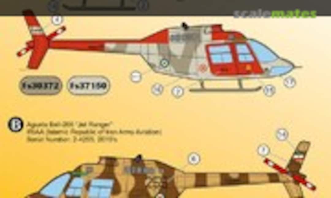 1:72 AB-206 &quot;Jet Ranger&quot; In Iranian Service (Modeller 7202)
