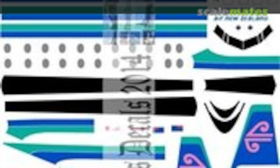 1:144 Air New Zealand ZK-NFD/E F27 (Oldmodels Decals OMD0330) OMD0330