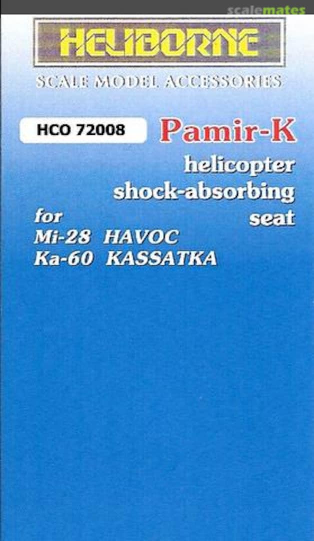 Boxart Pamir-K helicopters shock-absorbing seat HCO 72008 Heliborne Boxart Pamir-K helicopters shock-absorbing seat HCO 72008 Heliborne