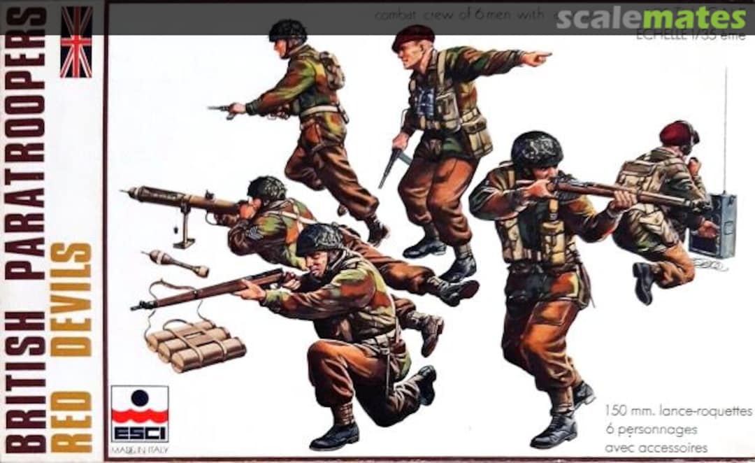Boxart British Paratroopers Red Devils 5002 ESCI Boxart British Paratroopers Red Devils 5002 ESCI