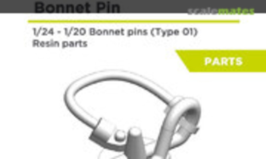 1:24 Bonnet Pin (Decalcas DCL-PAR031) DCL-PAR031