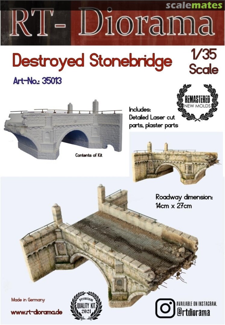 Boxart Destroyed Stone Bridge 35013 RT-Diorama Boxart Destroyed Stone Bridge 35013 RT-Diorama
