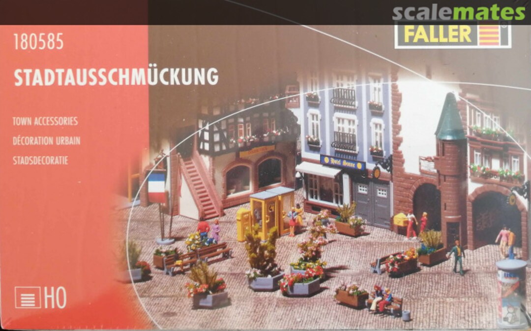 Boxart Stadtausschmückung 180585 Faller Boxart Stadtausschmückung 180585 Faller