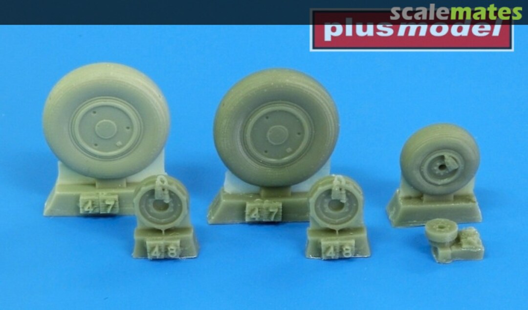 Boxart Mig-21 wheels late version AL4099 PlusModel Boxart Mig-21 wheels late version AL4099 PlusModel