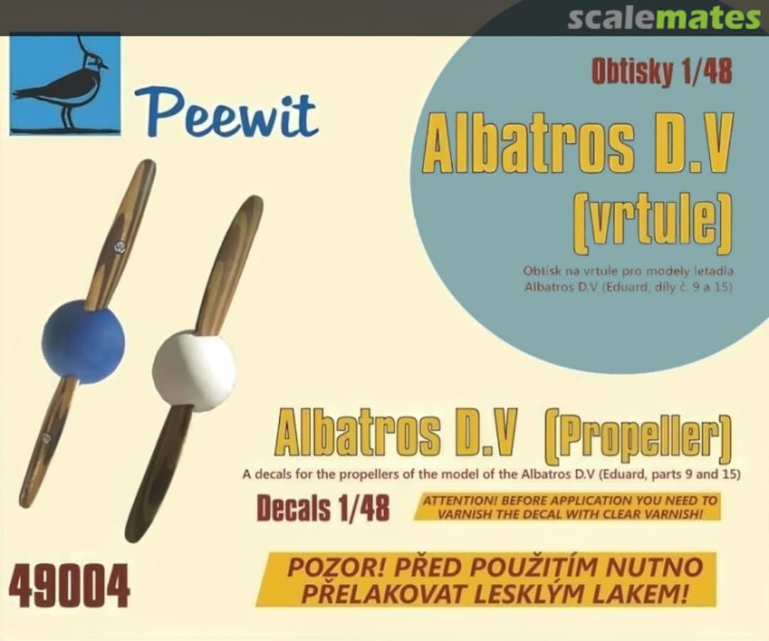Boxart Albatros D.V (Propeller) 49004 Peewit Boxart Albatros D.V (Propeller) 49004 Peewit