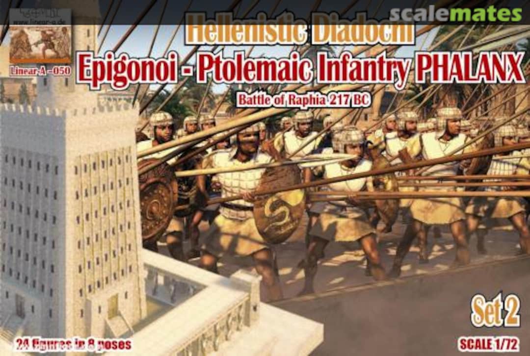 Boxart Ptolemaic Infantry (Set 2) - Phalanx 050 Linear-a Boxart Ptolemaic Infantry (Set 2) - Phalanx 050 Linear-a