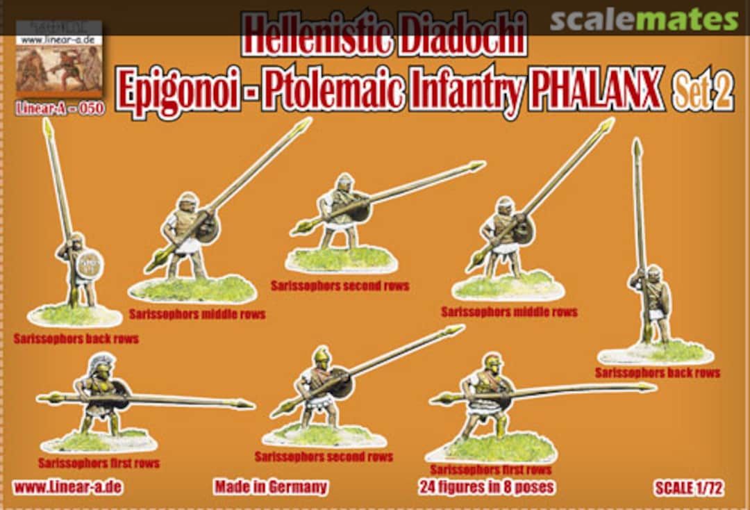 Contents Ptolemaic Infantry (Set 2) - Phalanx 050 Linear-a Contents Ptolemaic Infantry (Set 2) - Phalanx 050 Linear-a