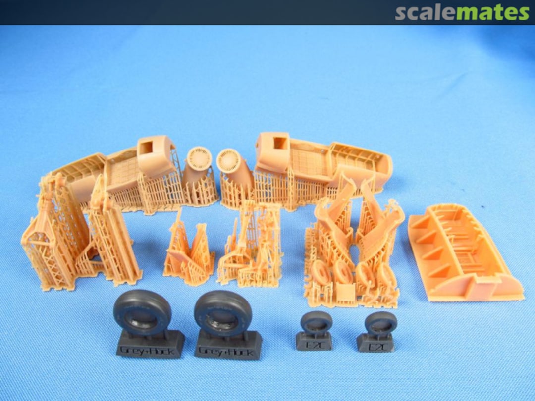 Boxart E-2C Hawkeye. Landing gears and bays MDR48225 Metallic Details Boxart E-2C Hawkeye. Landing gears and bays MDR48225 Metallic Details