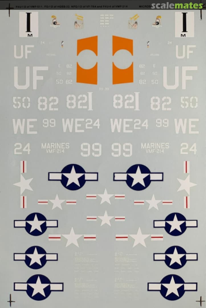 Boxart F4U-1D/FG-1D/NFG-1D/F4U-4 72-511 Microscale Boxart F4U-1D/FG-1D/NFG-1D/F4U-4 72-511 Microscale