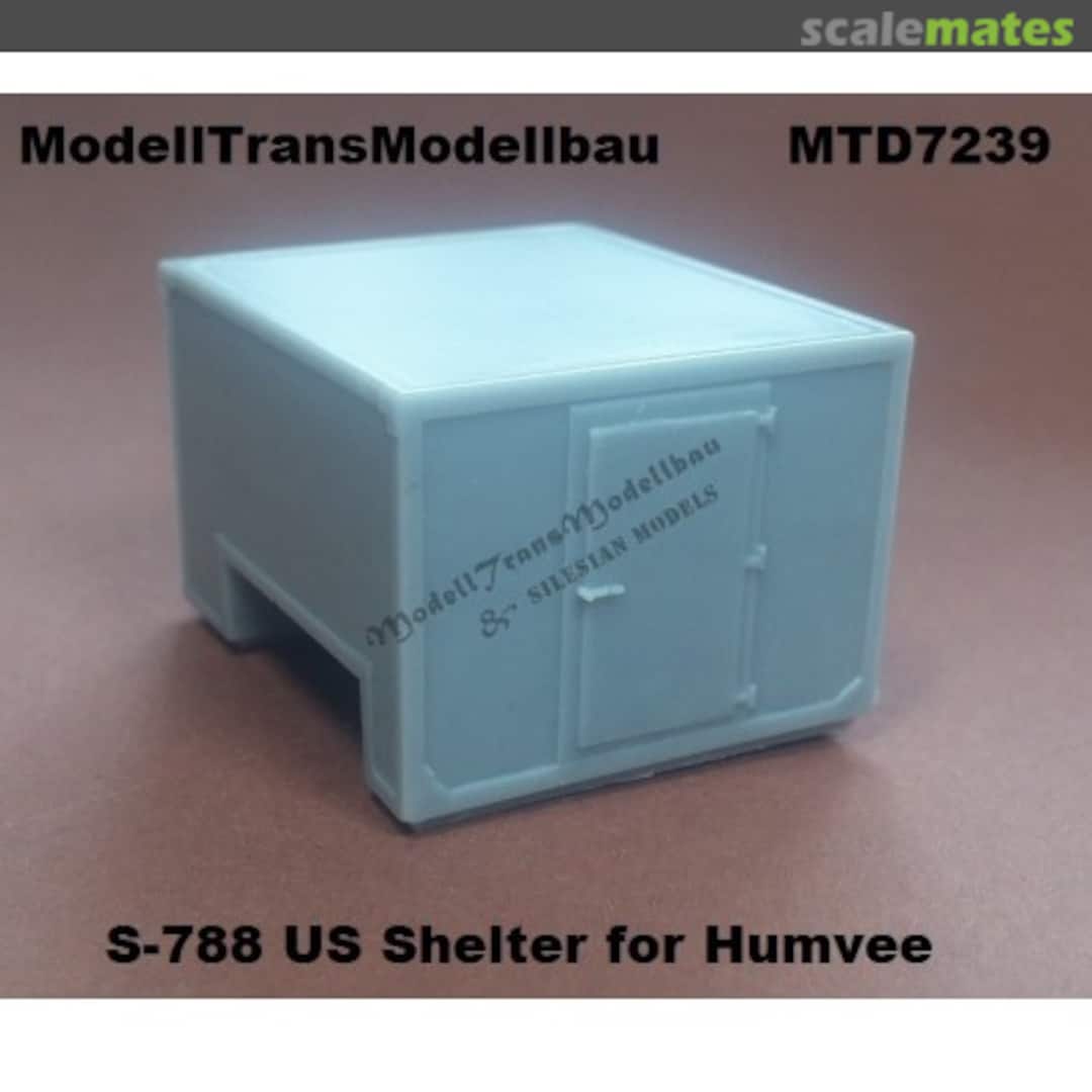 Boxart S-788 US Shelter for Humvee MTD7239 Modell Trans Modellbau