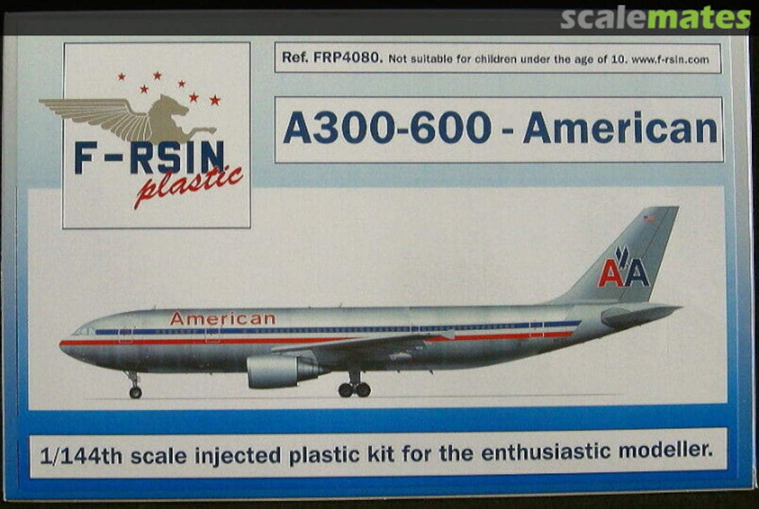 Boxart Airbus A300B4-605R FRP4080 F-RSIN Boxart Airbus A300B4-605R FRP4080 F-RSIN