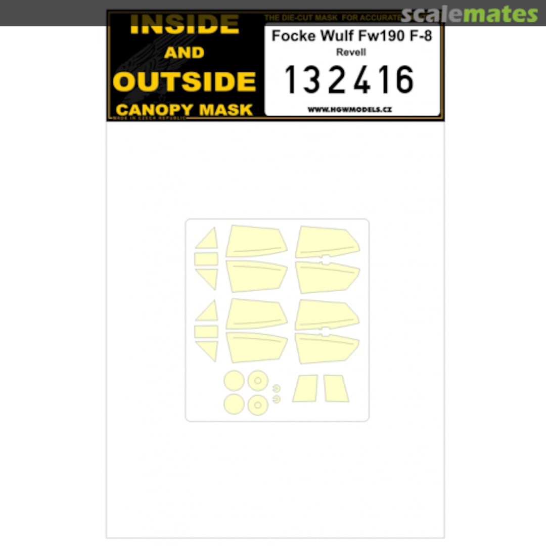 Boxart Fw 190F-8 - Masks 632416 HGW Models