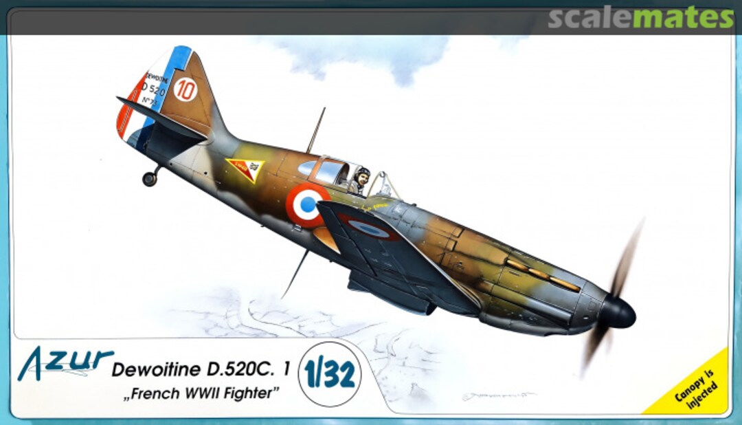 Boxart Dewoitine D.520C.1 A040 Azur Boxart Dewoitine D.520C.1 A040 Azur
