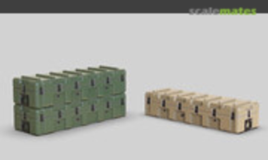 1:35 Modern US Army PELICAN M240B Machine Gun Case (Eureka XXL E-069) E-069