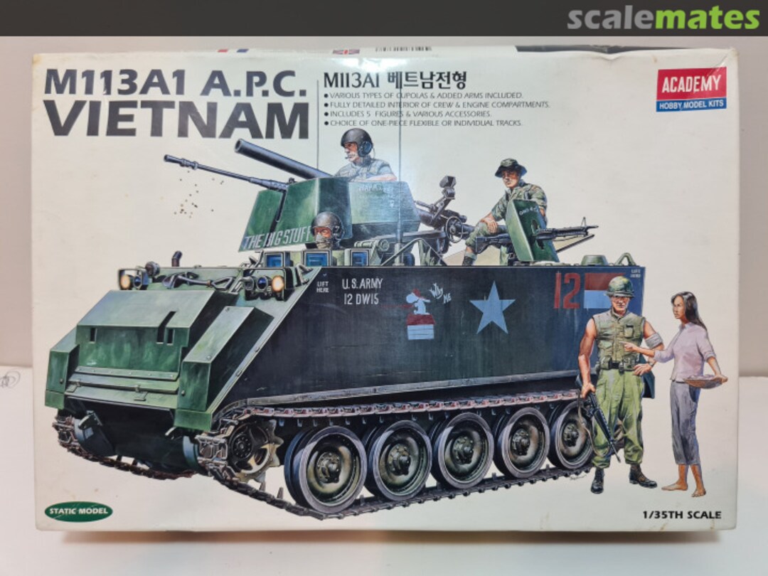 Boxart M113A1 A.P.C. Vietnam 1389 Academy Boxart M113A1 A.P.C. Vietnam 1389 Academy