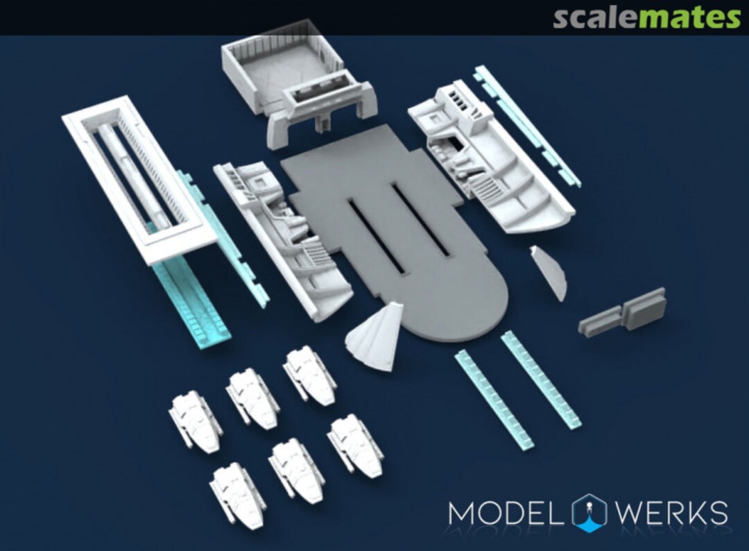 Boxart Refit Enterprise 1701-A Shuttlebay Upgrade Kit Modelwerks Boxart Refit Enterprise 1701-A Shuttlebay Upgrade Kit Modelwerks