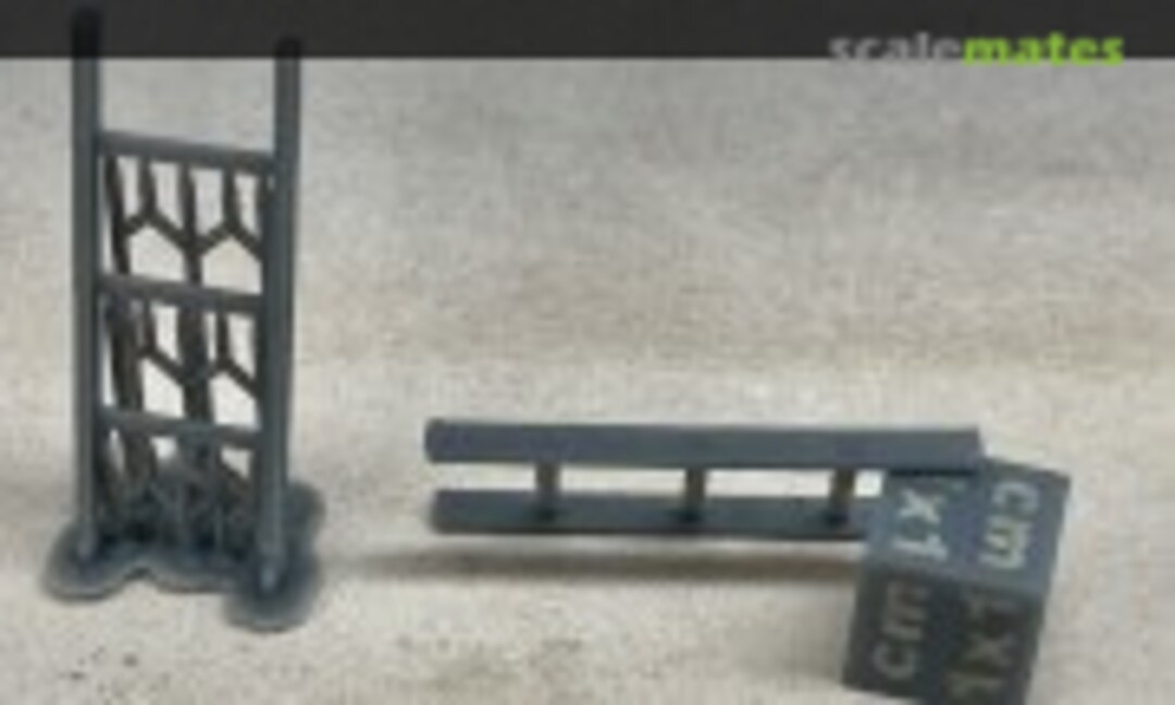 1:35 Aluminium ladder - 3 steps - 2 pieces (EMP3d 35091008) 35091008