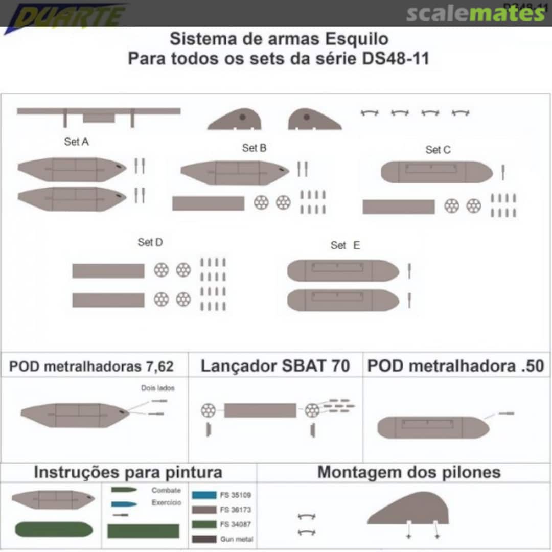 Boxart Set de Armamento Esquilo Config. E DS48-11e Duarte Boxart Set de Armamento Esquilo Config. E DS48-11e Duarte