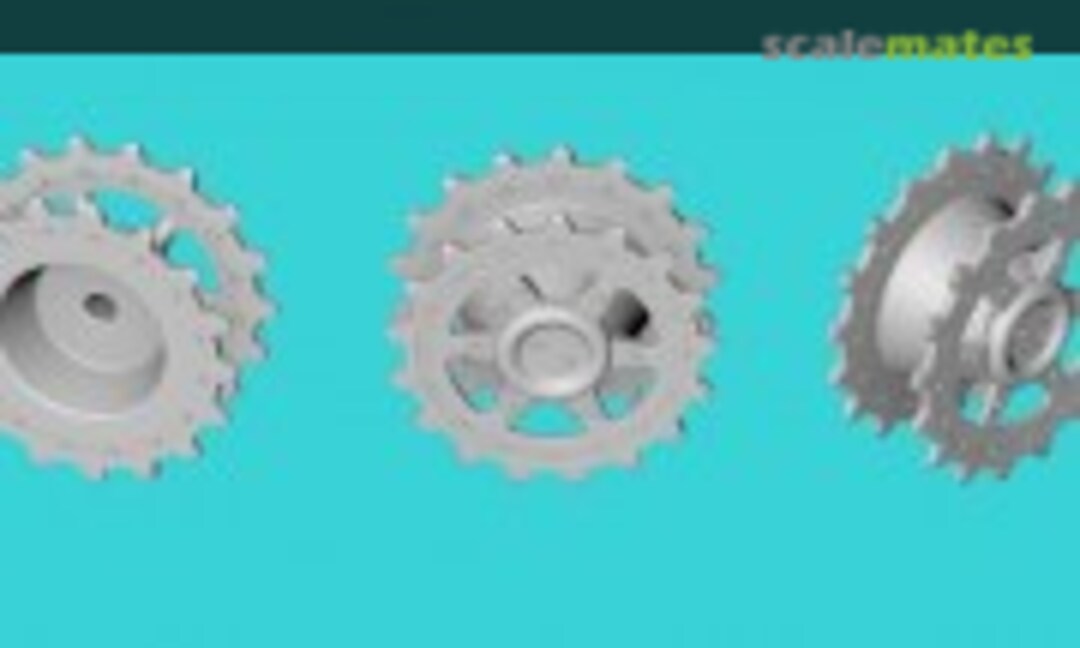 1:25 PzV Panther - initial drive sprocket - type 4 (EMP3d 25170133) 25170133