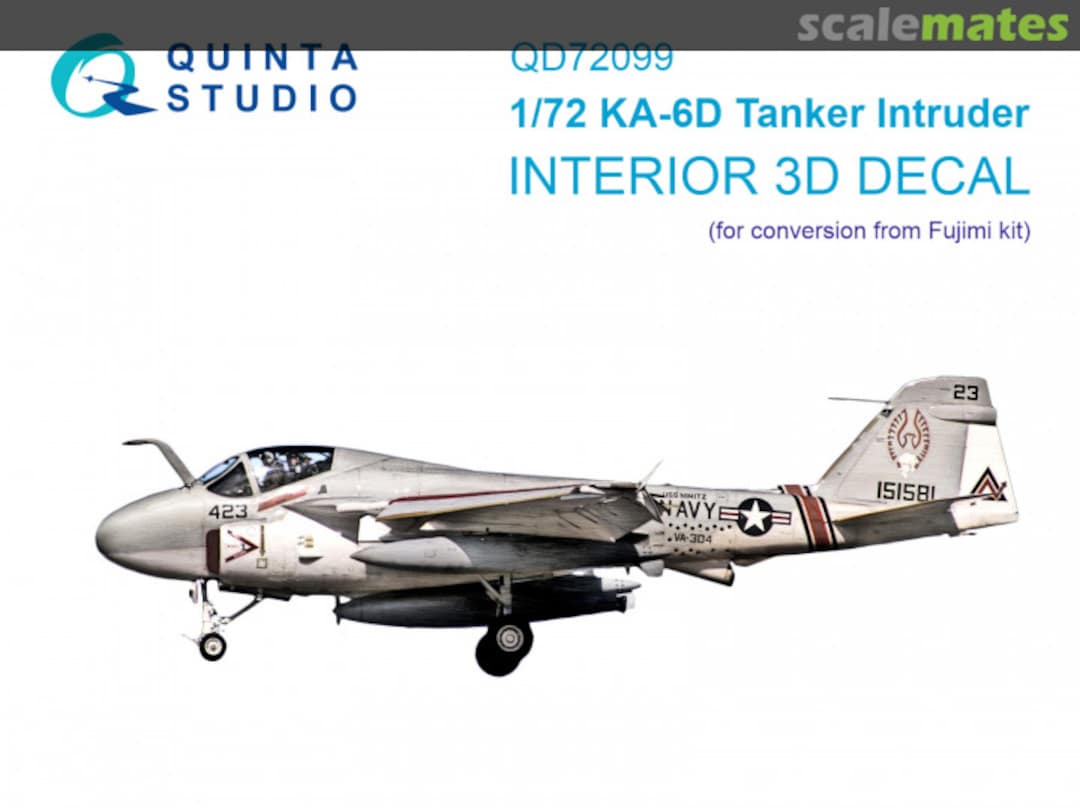 Boxart KA-6D Tanker Intruder interior 3D decals QD72099 Quinta Studio Boxart KA-6D Tanker Intruder interior 3D decals QD72099 Quinta Studio