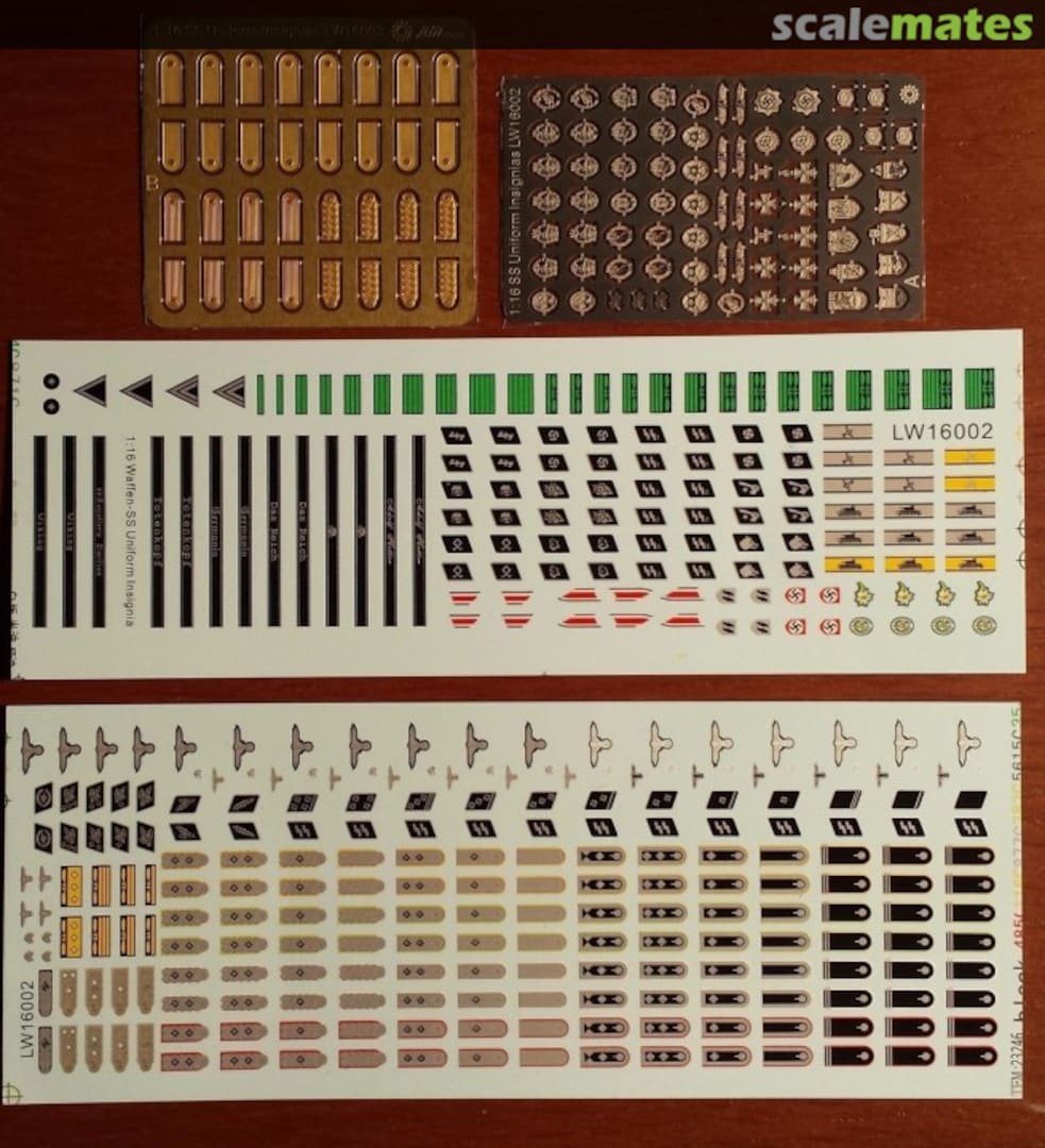 Boxart Waffen-SS Uniform Insignia & Devices LW16002 Alliance Model Works Boxart Waffen-SS Uniform Insignia & Devices LW16002 Alliance Model Works